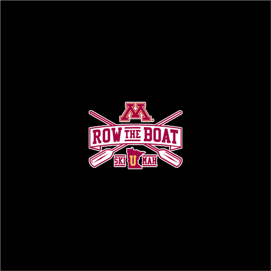 Auto Graphs University of Minnesota Row the Boat Mini Decal